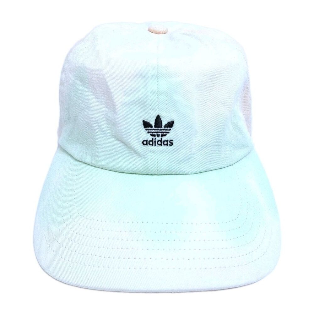 Adidas Tie Dye Pink White Hat Cap Originals Trefoil Logo Adjustable Strapback
